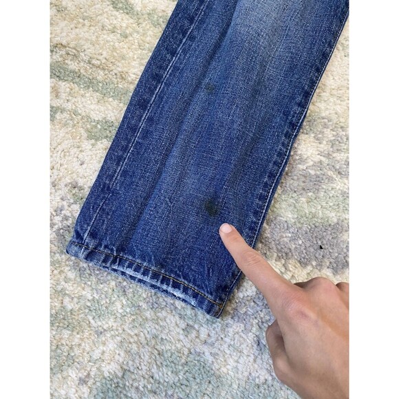 Polo Ralph Lauren Denim Jeans Mens 30x30 The Sullivan Slim Fit Distressed - Picture 9 of 11